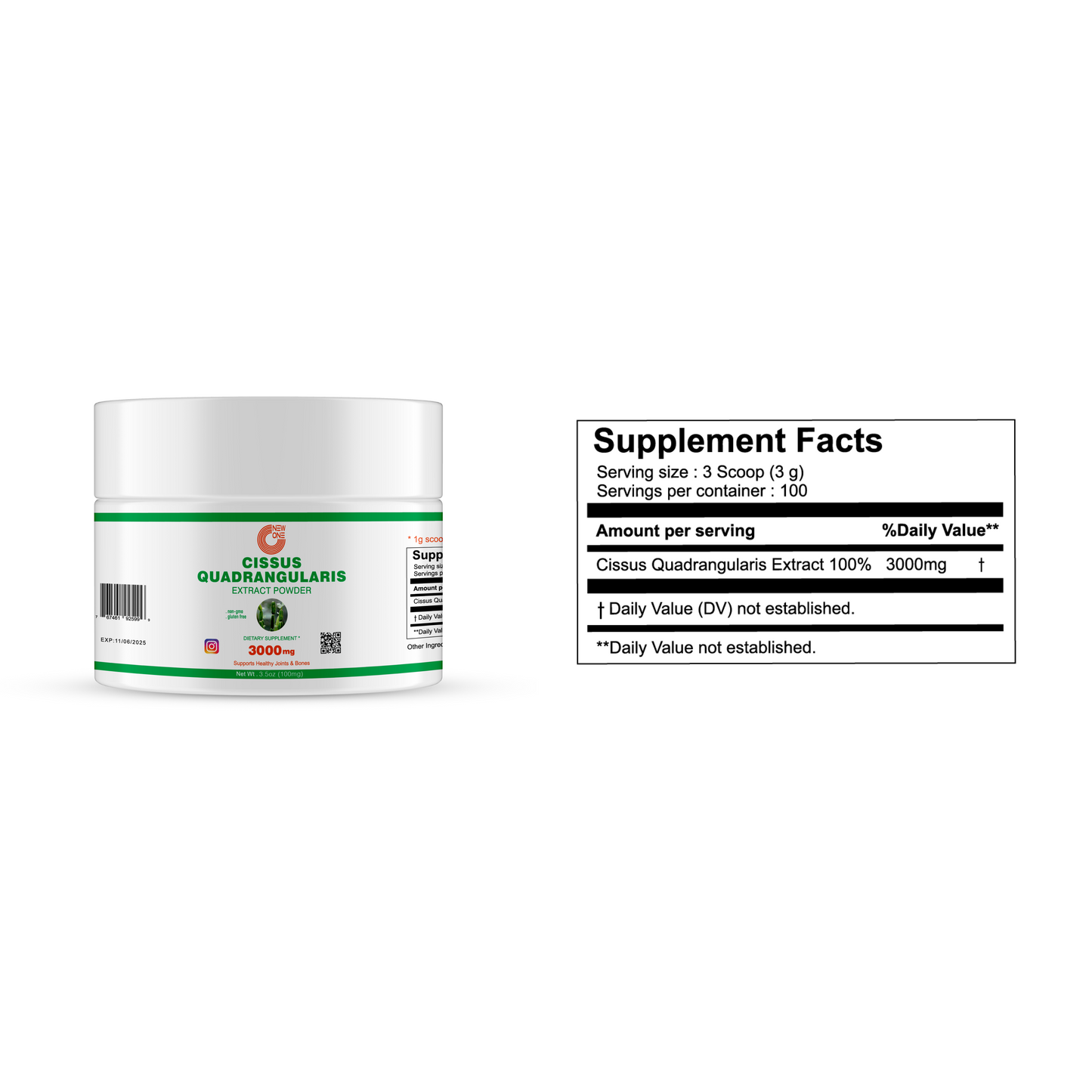 CISSUS QUADRANGULARIS EXTRACT POWDER 100g